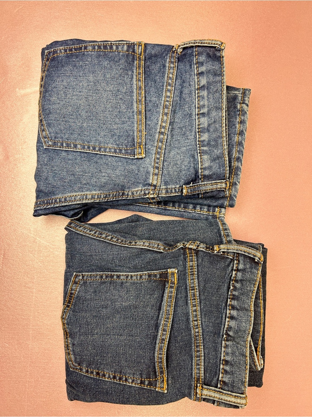 (2) Old Navy boys Blue Denim Jeans Skinny